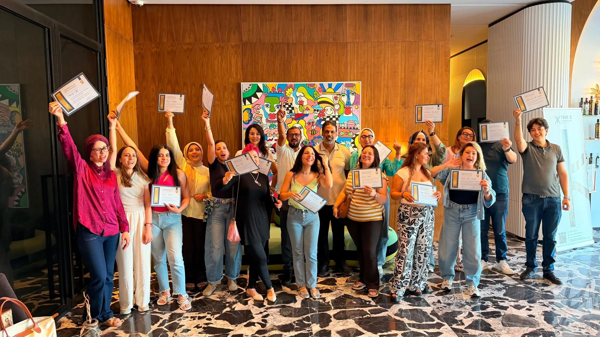 Participants au Bootcamp Next Level 1 organisé par Brand In Life et Moez Gdiri